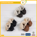 wholesale shoes soft Genuine Leather cotton yarn baby shoes for alibaba in spanish